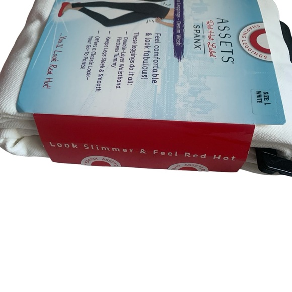 NWT Assets Red Hot Label by Spanx Seamless Leggings Denim Wash Style 226… - Picture 4 of 6